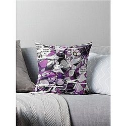 Jojo's Purple Stand haze Part5 Giorno Throw Pillow