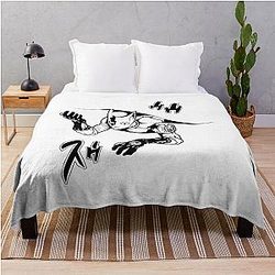 Powerful stand Throw Blanket