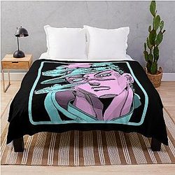 Powerful stand user Throw Blanket