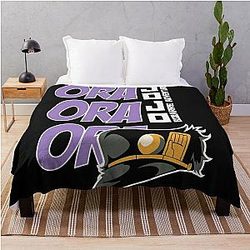 ora ora ora Throw Blanket