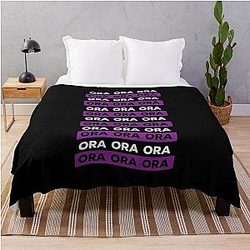 Ora Japanese Anime Lover Manga Reader Otaku Kawaii Throw Blanket