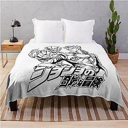 Powerful stand user Throw Blanket