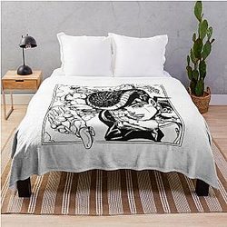 Powerful stand user Throw Blanket