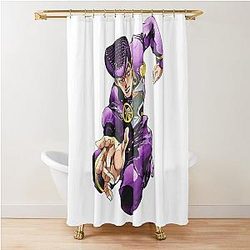 Powerful stand user Shower Curtain