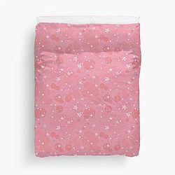 Bizarre pink print Duvet Cover