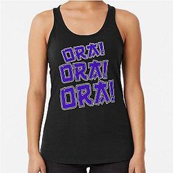 Ora Ora Ora Weeb Manga Anime Japan Fan Racerback Tank Top