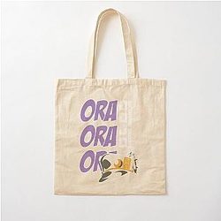 ora ora ora Cotton Tote Bag