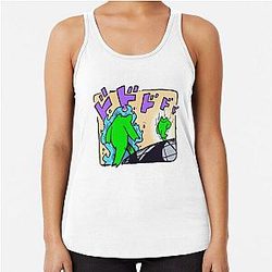 Froggy's Bizarre Adventure Racerback Tank Top