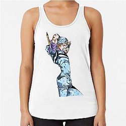Powerful stand user Racerback Tank Top