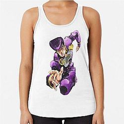 Powerful stand user Racerback Tank Top