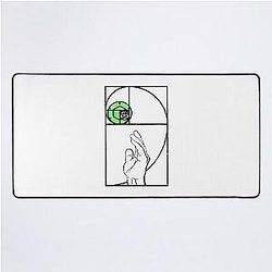 Bizarre Run  Desk Mat