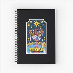 JOJO TAROT - 17 THE STAR  	 Spiral Notebook THAO123