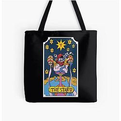 JOJO TAROT - 17 THE STAR  	 All Over Print Tote Bag THAO123