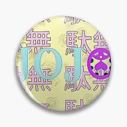 JOJO golden Wind flower pastel print Pin THAO123
