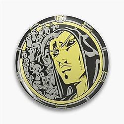 Risotto Nero JoJo Logo Pin THAO123