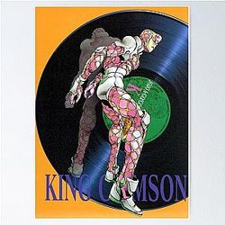 Jojo king crimson Poster THAO123