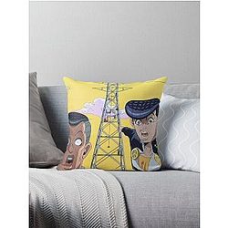 Copia de Copia de Crazy Diamond Disc, JoJo's Throw Pillow THAO123