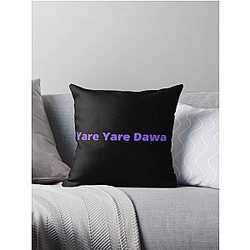 Yare Yare Dawa Jolyne JoJo Throw Pillow THAO123