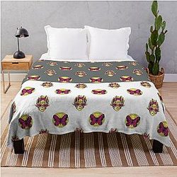 JoJo - Jolyne Cujoh Pattern Throw Blanket THAO123