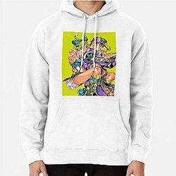 Cool art of -%[?jojos?]%- adventures -%[? bizarres?]%- film Pullover Hoodie