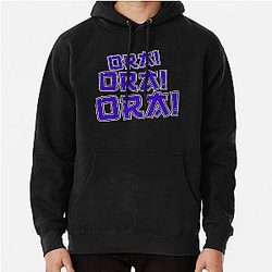 Ora Ora Ora Weeb Manga Anime Japan Fan Pullover Hoodie