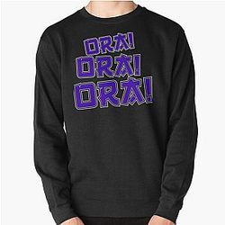 Ora Ora Ora Weeb Manga Anime Japan Fan Pullover Sweatshirt