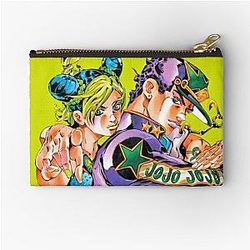 Cool art of -%[?jojos?]%- adventures -%[? bizarres?]%- film Zipper Pouch