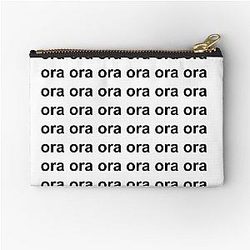 ora ora ora  Zipper Pouch