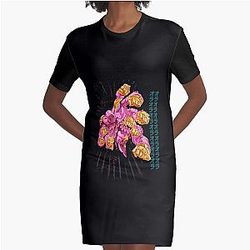 JoJo SBR - Tusk Act 4 Stand Rush Classic 		 Graphic T-Shirt Dress THAO123