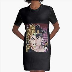enemy-brothers jojos Graphic T-Shirt Dress THAO123
