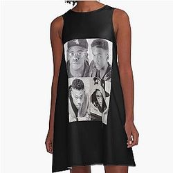 The Greatest R&B Group Ever Longing A-Line Dress