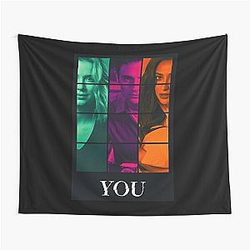 Vintage Photographic Tapestry Joe Goldberg The Lovers