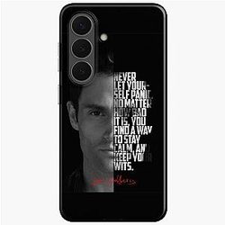Black and white Joe Goldberg Samsung Galaxy Soft Case