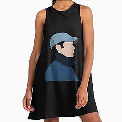 Funny Gifts Joe Goldberg Retro Vintage A Line Dress
