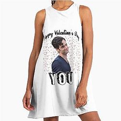 The Lovers Happy Valentine's Day Awesome Joe Goldberg A-Line Dress