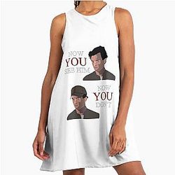 Vintage Joe Goldberg Master of Disguise A-Line Dress