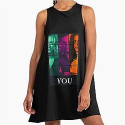 Rock You Joe Goldberg A-Line Dress