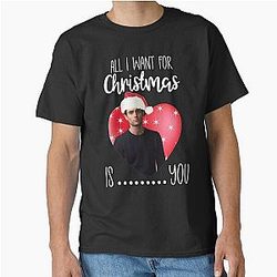 Funny Christmas Xmas in a glass box with Joe Goldberg and penn badgley Classic T-Shirt