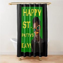 Gifts Idea for Joe Goldberg's St. Patrick's Day Best Man Shower Curtain