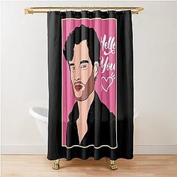 Retro Men Who Love Joe Goldberg Photographic Shower Curtain