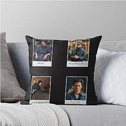 Joe Goldberg Quotes Hand Painted HD Art Throw Pillow