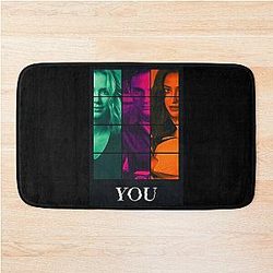 Vintage Photographic Bath Mat featuring Joe Goldberg from The Lovers