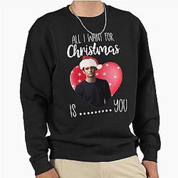 Funny Christmas Xmas Joe Goldberg fan penn badgley Pullover Sweatshirt