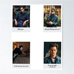 Joe Goldberg Quote Painted HD Art Poster
