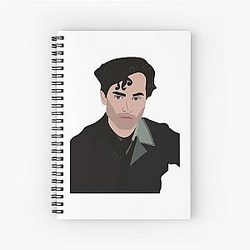 Women Men Joe Goldberg Spiral Notebook for Movie Fans
