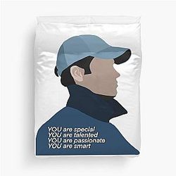Retro Visit Joe Goldberg You Men Who Love Joe Goldberg Love Quinn Duvet Cover