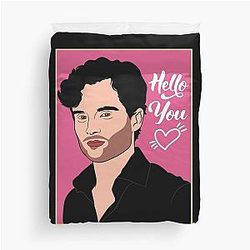 Retro Men Who Love Joe Goldberg Photographic Duvet Cover