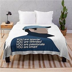 Retro Visit Joe Goldberg Men Who Love Oversize Joe Goldberg Love Quinn Throw Blanket