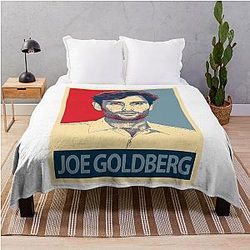 Proud Gifts for Movie Fan Joe Goldberg Funny Men You Inspired Throw Blanket