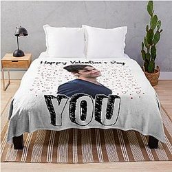 The Lovers Joe Goldberg Happy Valentine's Day Throw Blanket